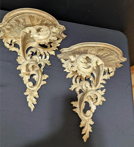 Rococo french gilt wood - 2,